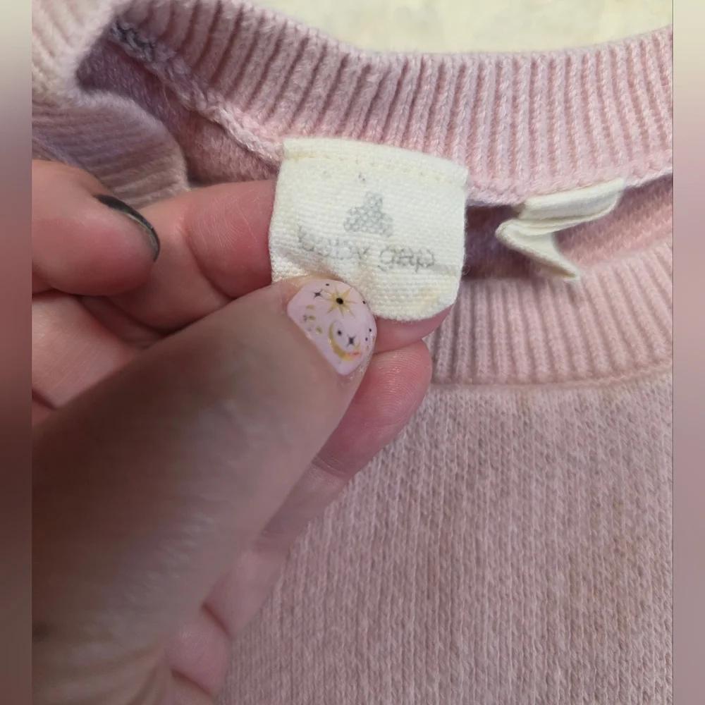 2 Gap Baby 100% Cotton Knit Sweaters 12-24M Bundle